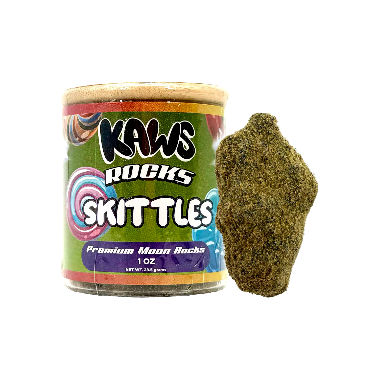 1oz Kaws Moonrocks: Candy Edition